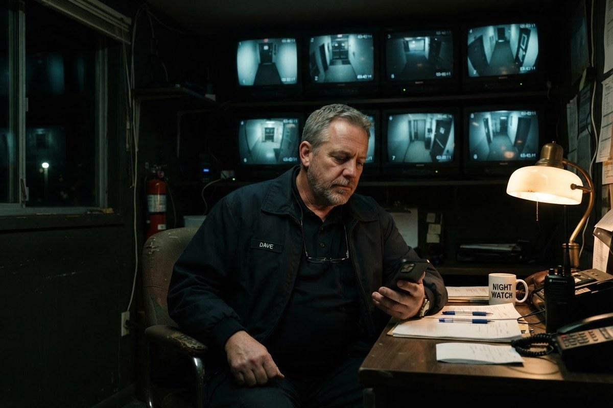 The officer on post
