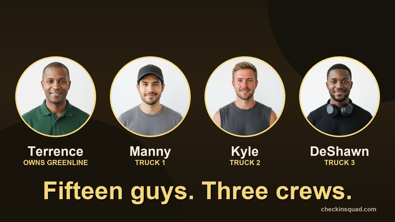 Three trucks, one phone: lawn care crews that clock in from the yard